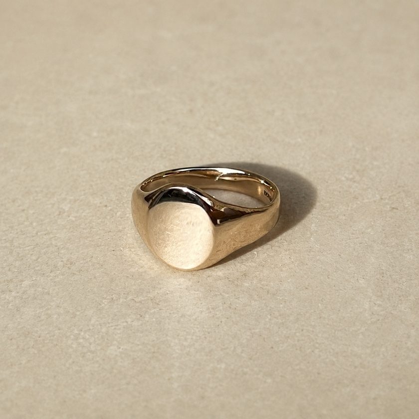 After — one crisp new signet